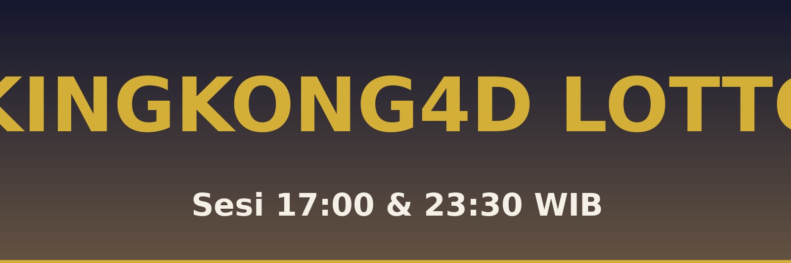 Kingkong4D Lotto Percut Sei Tuan